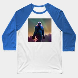 Dope Sasquatch in Nature Baseball T-Shirt